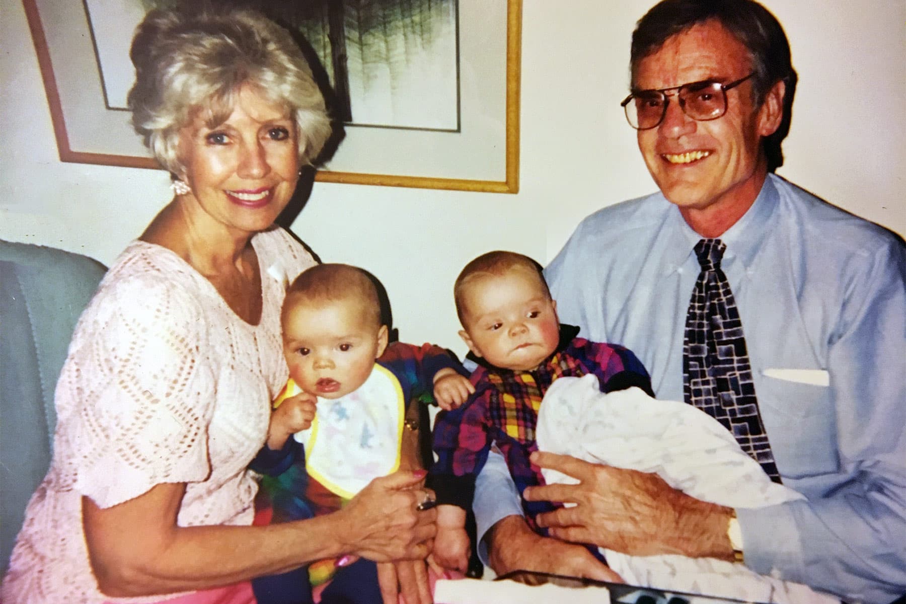 Marshall Family with twins